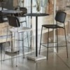 Taburete Soft Edge 95 de polipropileno de gran diseño moderno para espacios interiores de Hay