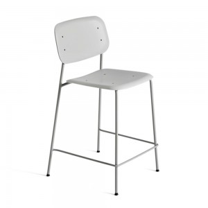 Taburete Soft Edge 95 de polipropileno de gran diseño moderno para espacios interiores de Hay