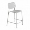 Taburete Soft Edge 95 de polipropileno de gran diseño moderno para espacios interiores de Hay