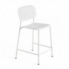 Taburete Soft Edge 95 de polipropileno de gran diseño moderno para espacios interiores de Hay