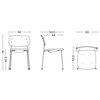Silla Soft Edge 45 de gran diseño moderno para espacios interiores catálogo de Hay.