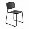 Silla Soft Edge 50 de madera de gran diseño moderno para espacios interiores catálogo Hay