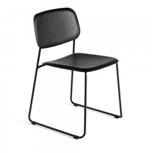 Silla Soft Edge 50 de madera de gran diseño moderno para espacios interiores catálogo Hay