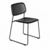 Silla Soft Edge 50 de madera de gran diseño moderno para espacios interiores catálogo Hay