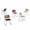 Silla Soft Edge 50 de madera de gran diseño moderno para espacios interiores catálogo Hay