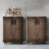 Aparador Tudor de Cattelan Italia. Aparador de diseño moderno para salón.