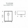 Aparador Tudor de Cattelan Italia. Aparador de diseño moderno para salón.