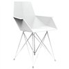Sillón Faz Inox para Interior y Exterior Acabado en Mate | Vondom