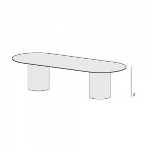 Mesa MM8 de Desalto. Mesas modernas para hogar. Mesas de comedor de diseño.