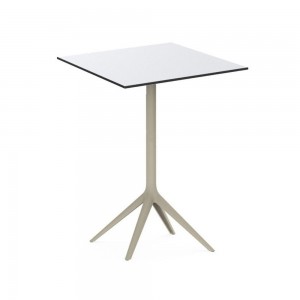 Mesa alta Mari-Sol pie Ø80 de Vondom. Muebles y complementos de exterior.