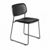 Silla Soft Edge 55 asiento Tapizado de Hay tapizada y polipropileno de gran diseño moderno para espacios interiores.