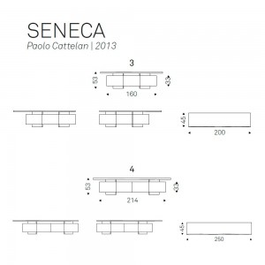 Mueble TV Seneca de Cattelan Italia. Mueble para televisión moderno.