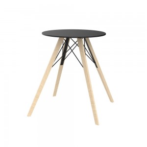 Mesa redonda Faz Wood dining table. Vondom