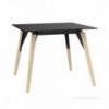 Mesa cuadrada Faz Wood lounge table. Vondom