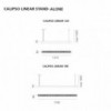 Lámpara Suspensión Calipso Linear Stand Alone Artemide