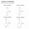 Lámpara Suspensión Castore Artemide