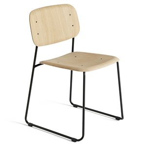 Silla Soft Edge 50 de madera de gran diseño moderno para espacios interiores catálogo Hay