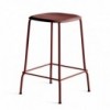 Taburete Soft Edge 80 de madera y acero de Hay para cafés y restaurantes.