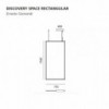 Discovery suspensión Space rectangular Artemide. Lámpara moderna de diseño.
