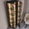 Vitrina Atelier de Cattelan Italia. Vitrina de diseño moderno. Vitrina de cristal.