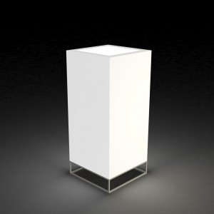 Macetero Cubo Alto Vela con Doble Pared y Sistema de Autorriego