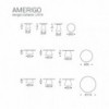 Mesa auxiliar Amerigo de Cattelan Italia. Mesa auxiliar con diseño moderno y elegante.
