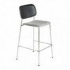 Taburete Soft Edge 90 tapizado para espacios interiores. Diseño de Hay.