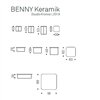 Mesa auxiliar Benny Keramik Cattelan Italia. Mesas auxiliares de diseño.