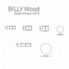 Mesa centro Billy Wood de Cattelan Italia. Muebles modernos italianos.