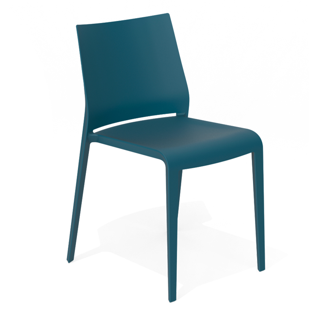 Silla Riga de Desalto. Silla apilable de diseño moderno con calidad italiana.