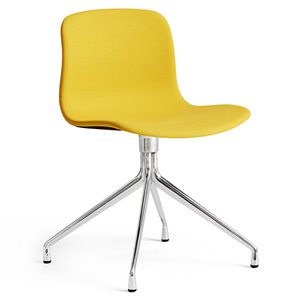 Silla AAC 11 tapizada y de aluminio de Hay ideal para espacios modernos.