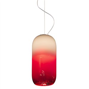 Lámpara de suspensión de diseño Gople RWB de Artemide. Iluminación moderna.