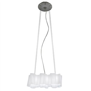 Lógico mini suspensión 3 in linea Artemide. Tienda de lámparas modernas.