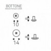 Percha Bottone de Cattelan Italia. Percha de pared con forma de botón.