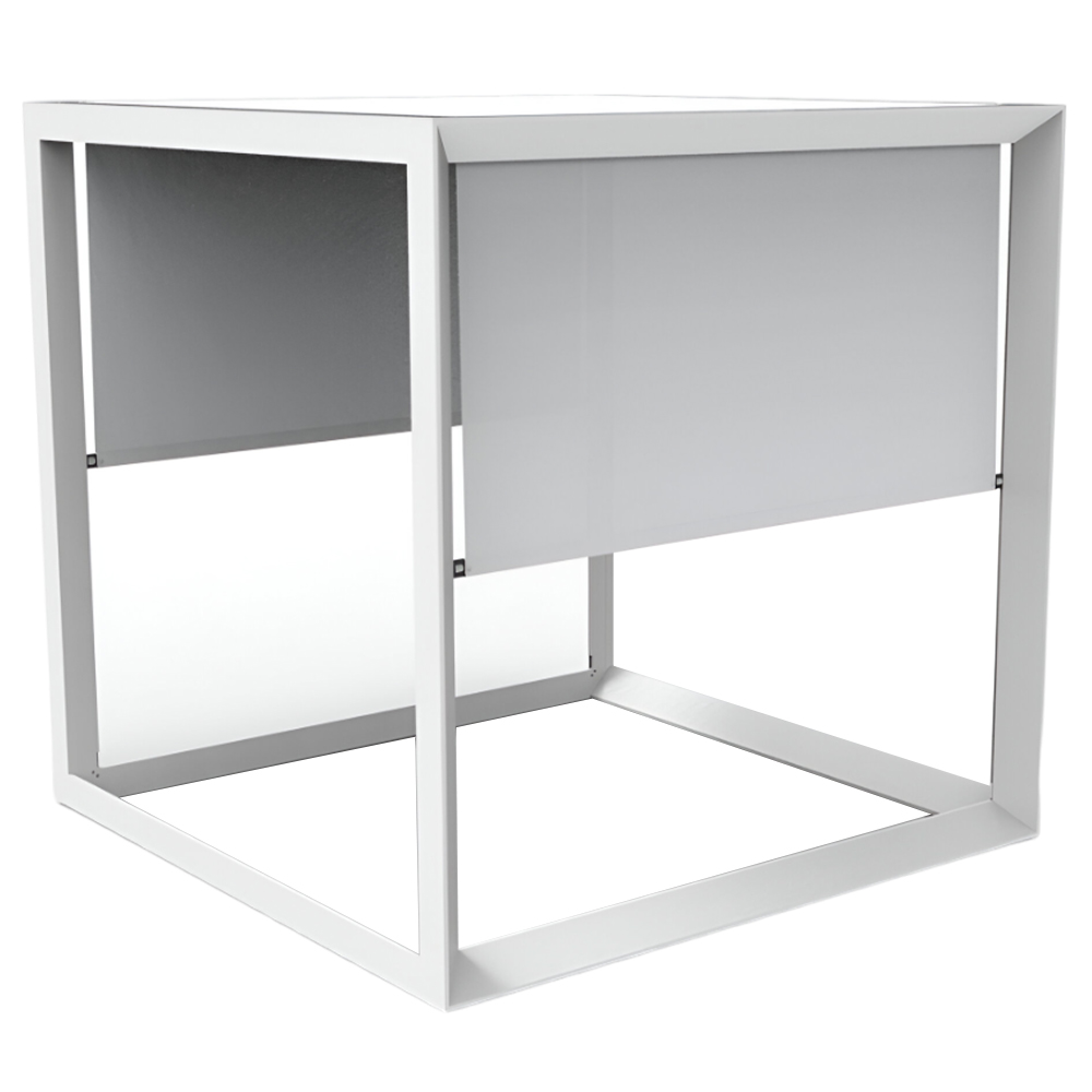 Pérgola Vela Daybed con Base Giratoria 360º y Anclajes al Suelo