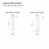 Lámpara Suspensión Look At Me Cluster Artemide