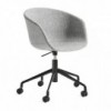 Silla AAC 53 tapizada de aluminio y polipropileno tapizada de Hay ideal para las oficinas