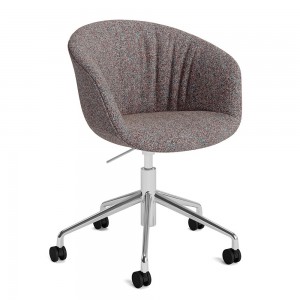 Silla AAC 53 Soft de aluminio y polipropileno tapizada de Hay ideal para las oficinas