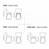 Silla Artika de Bonaldo. Silla moderna ideal para todo tipo de ambientes.