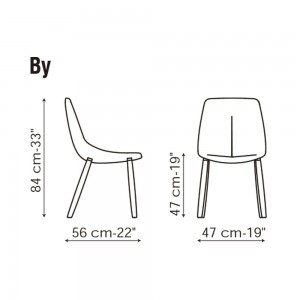 Silla By de Bonaldo. Sillas modernas. Mobiliario de diseño.