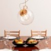 Miconos Suspension - Satin brass