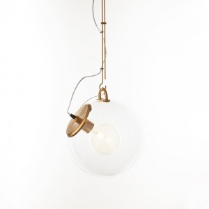 Miconos Suspension - Satin brass