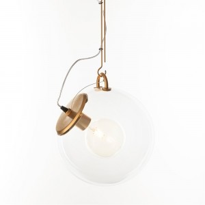 Miconos Suspension - Satin brass