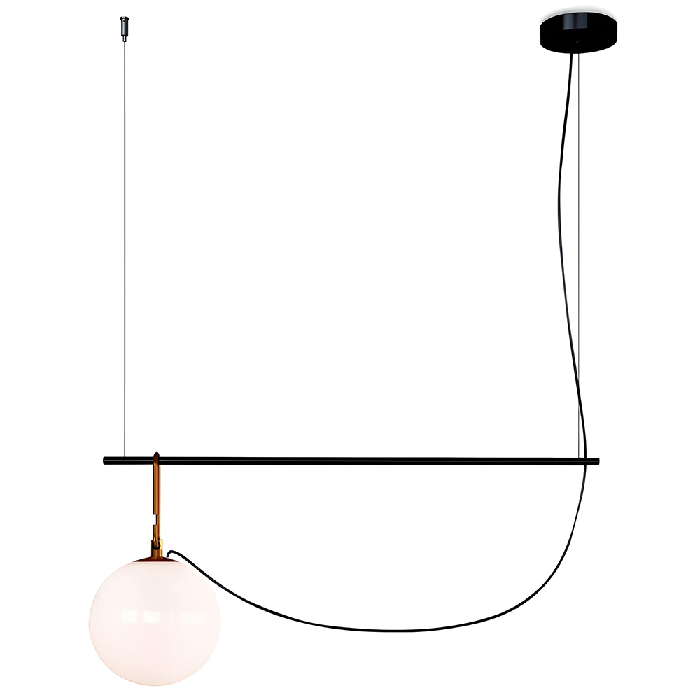 Lámpara de suspensión NH S2 de Artemide. Lámpara colgante de diseño.