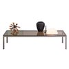 Mesa Centro Helsinki 30 Cristal Desalto. Mesa auxiliar de diseño para salón.