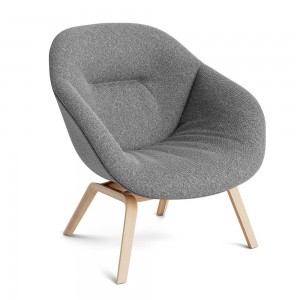 Butaca AAL 83 tapizado Soft de Hay para interiores, estilo nórdico y asiento tapizado.
