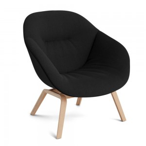 Butaca AAL 83 tapizado Soft de Hay para interiores, estilo nórdico y asiento tapizado.