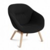 Butaca AAL 83 tapizado Soft de Hay para interiores, estilo nórdico y asiento tapizado.