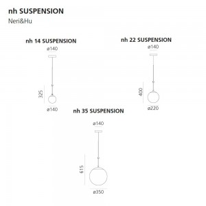 Lámpara Suspensión NH Artemide