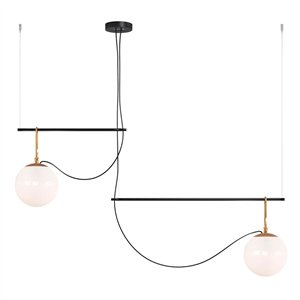 Lámpara de suspensión NH S3 2 arms Artemide con un diseño moderno y elegante.